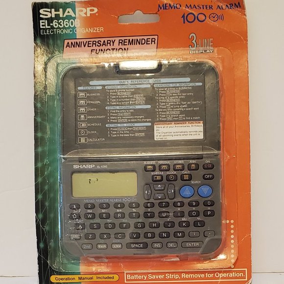 Sharp EL-6360 Organizer - Picture 1 of 5